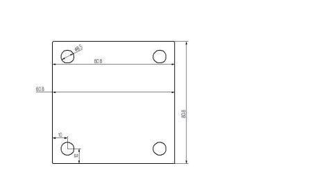 80,8x80,8x4 fi 8,5 bez otworu